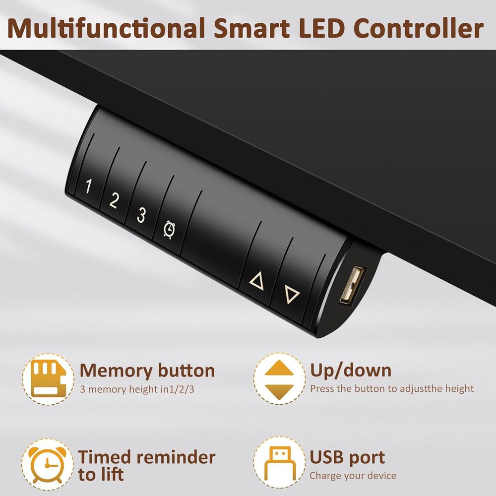 Black 71 x 28 Electric Standin - đánh giá và giá Mouse Charging Pad