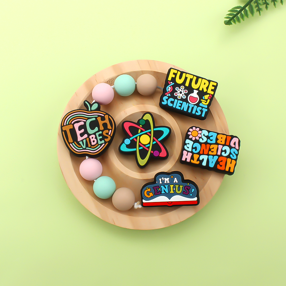 5/10pcs Focal Silicone Beads T - đánh giá và giá Tech Keychain Accessories