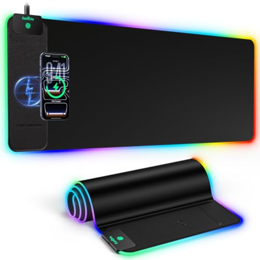 Mouse Pad with 15W Wireless Ch - đánh giá và giá Mouse Charging Pad