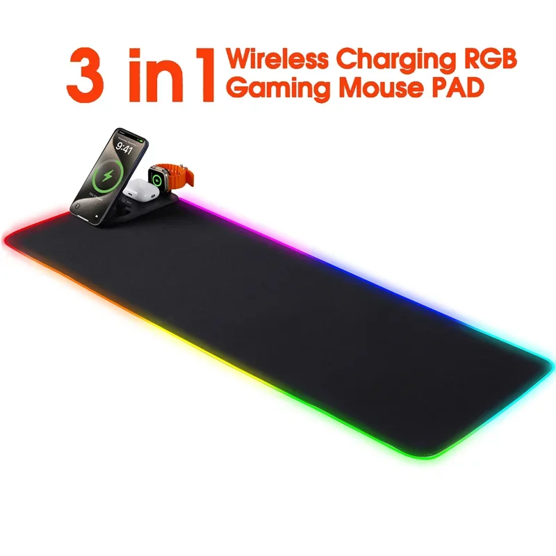 Wireless Charging 3-In-1 RGB M - đánh giá và giá Mouse Charging Pad