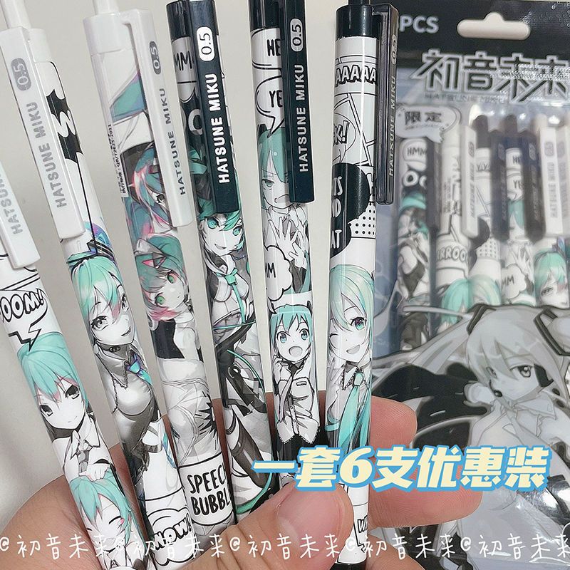 6Pcs/Set Hatsune Miku Black Ge - đánh giá và giá Tech Accessories For Office