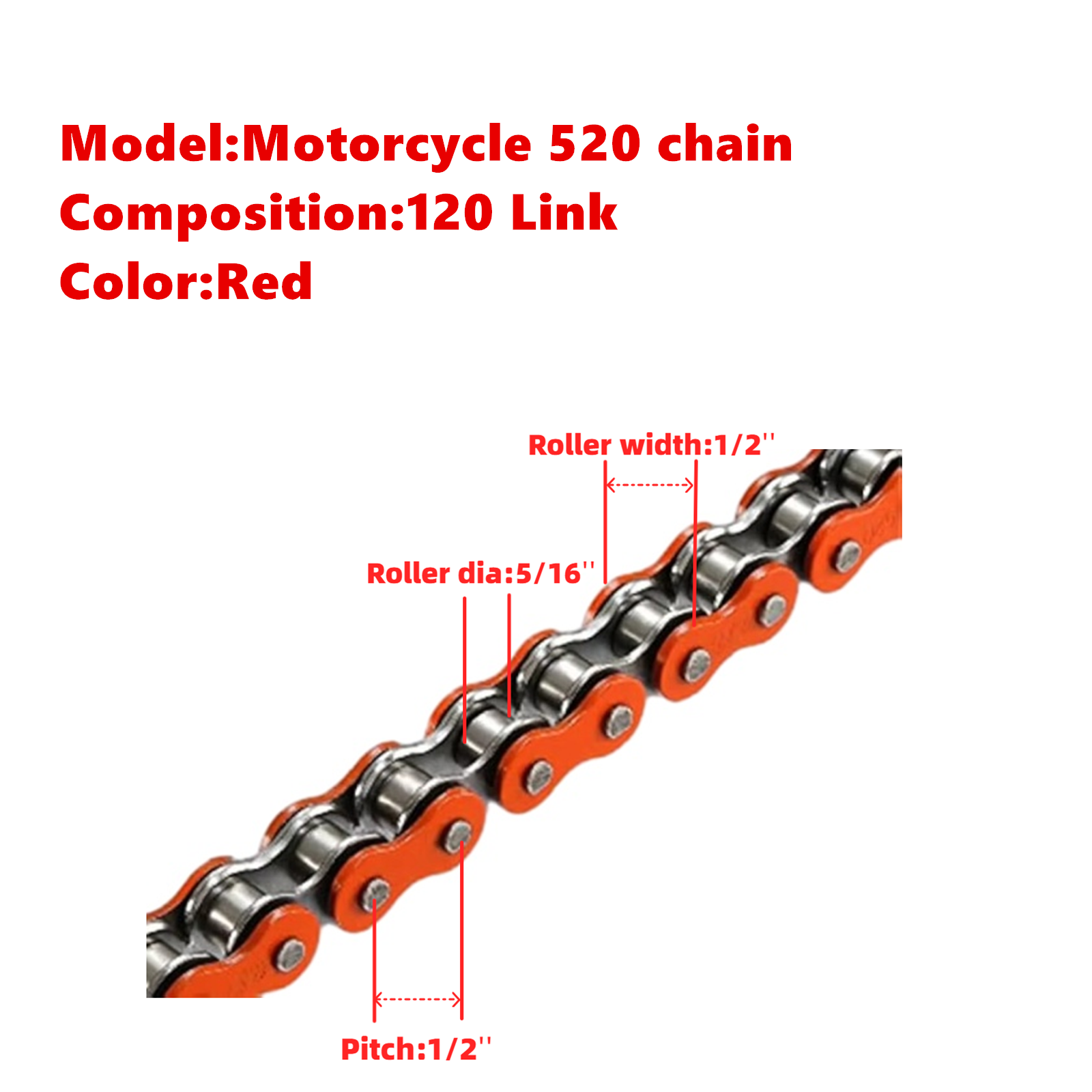 Motorcycle Chain 520 120 Links - đánh giá và giá Moto Tech Accessories & Workshop
