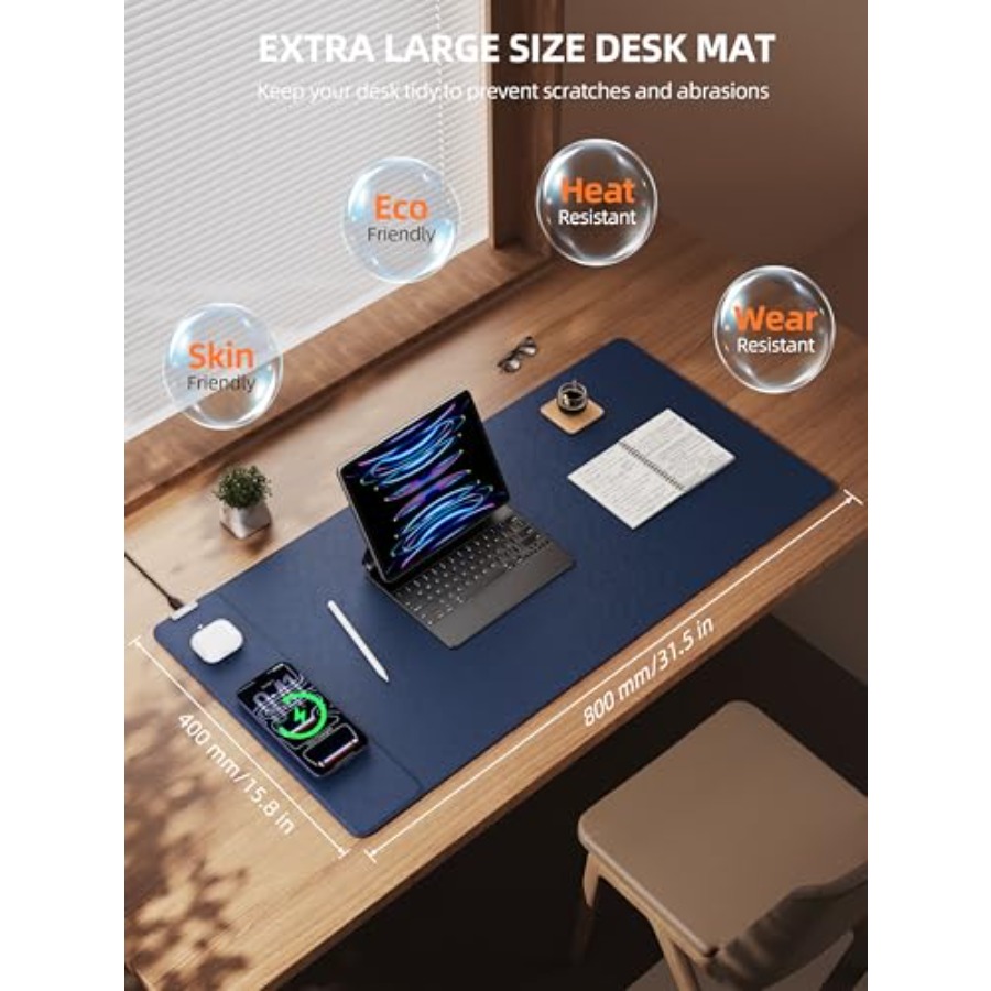 Mouse Pad with 15W Wireless Ch - đánh giá và giá Mouse Charging Pad