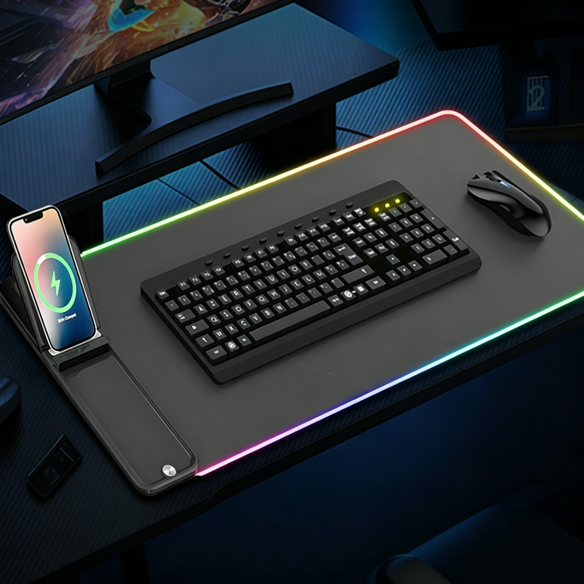 H18 15W Fast Charging Keyboard - đánh giá và giá Mouse Charging Pad