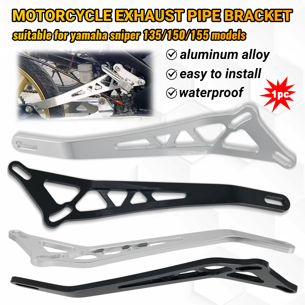Motorcycle exhaust pipe bracke - đánh giá và giá Tech Accessories Store